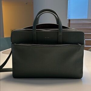 Elegant Matt & Nat Green Bag